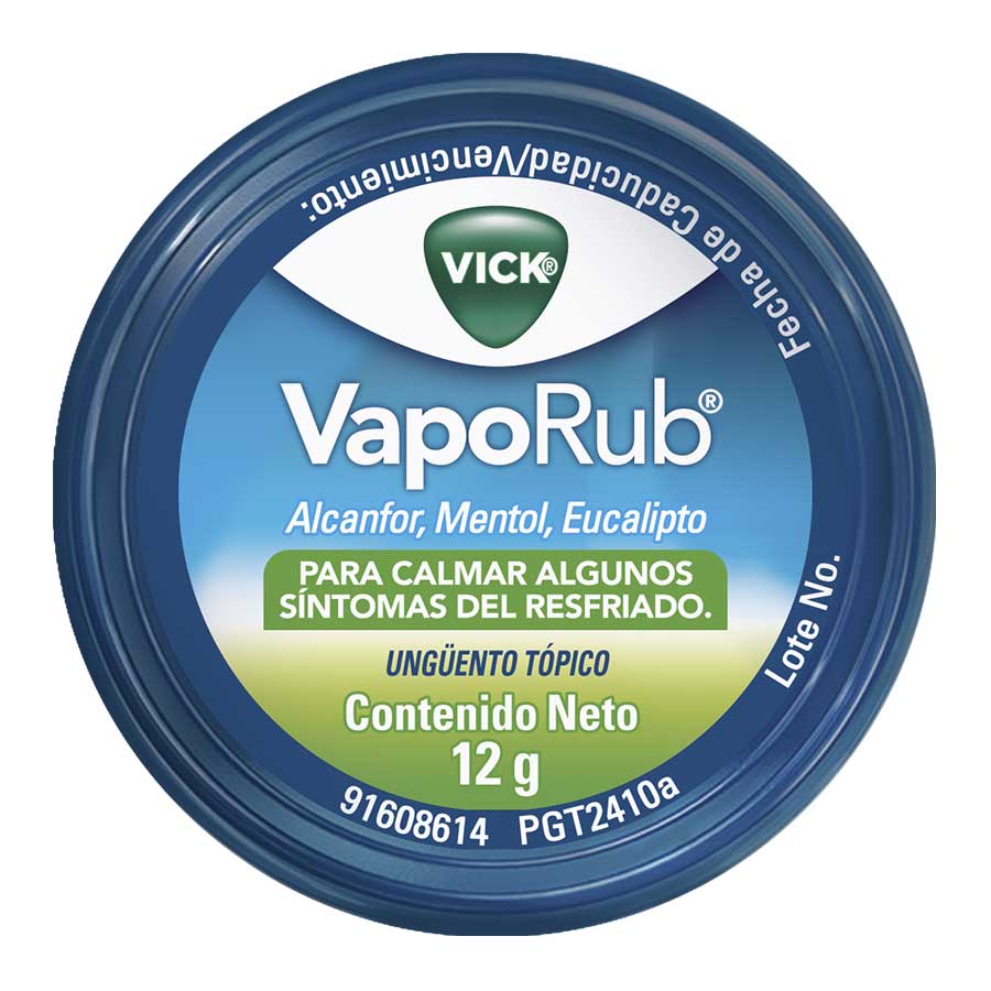 Vick 5.26 g x 2.82 g x 1.33 g ungüento x 12 - Pharmacys