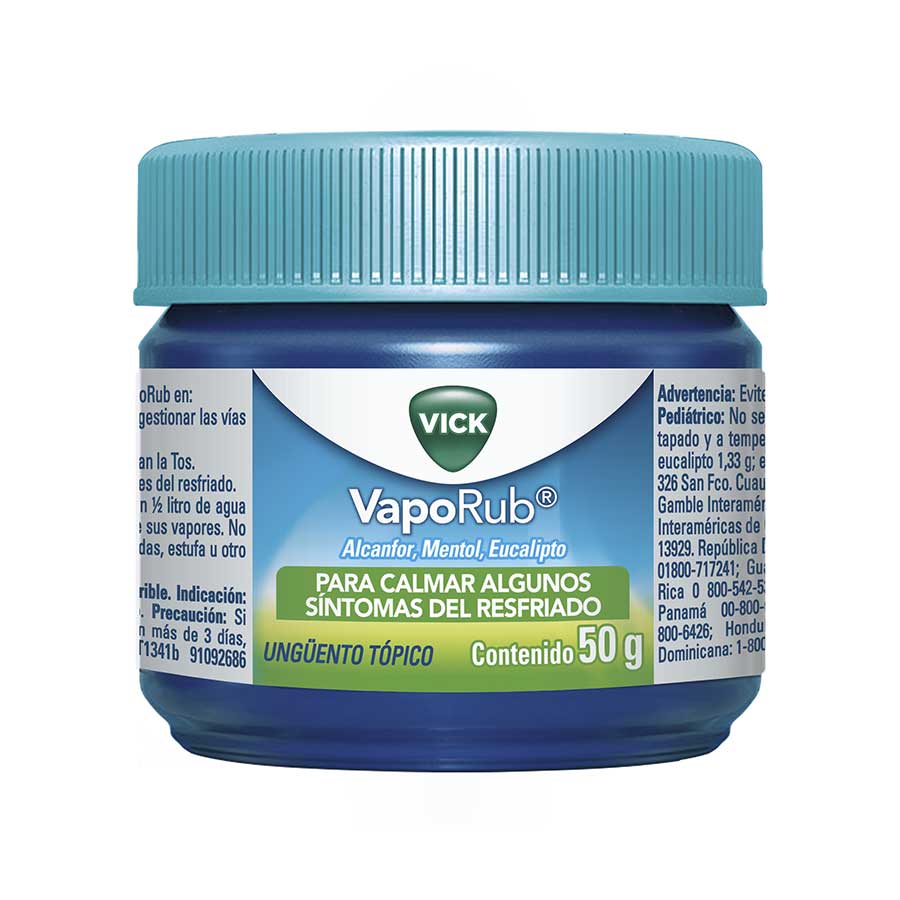 Vick 5.26 g x 2.82 g x 1.33 g ungüento 50 g - Pharmacys