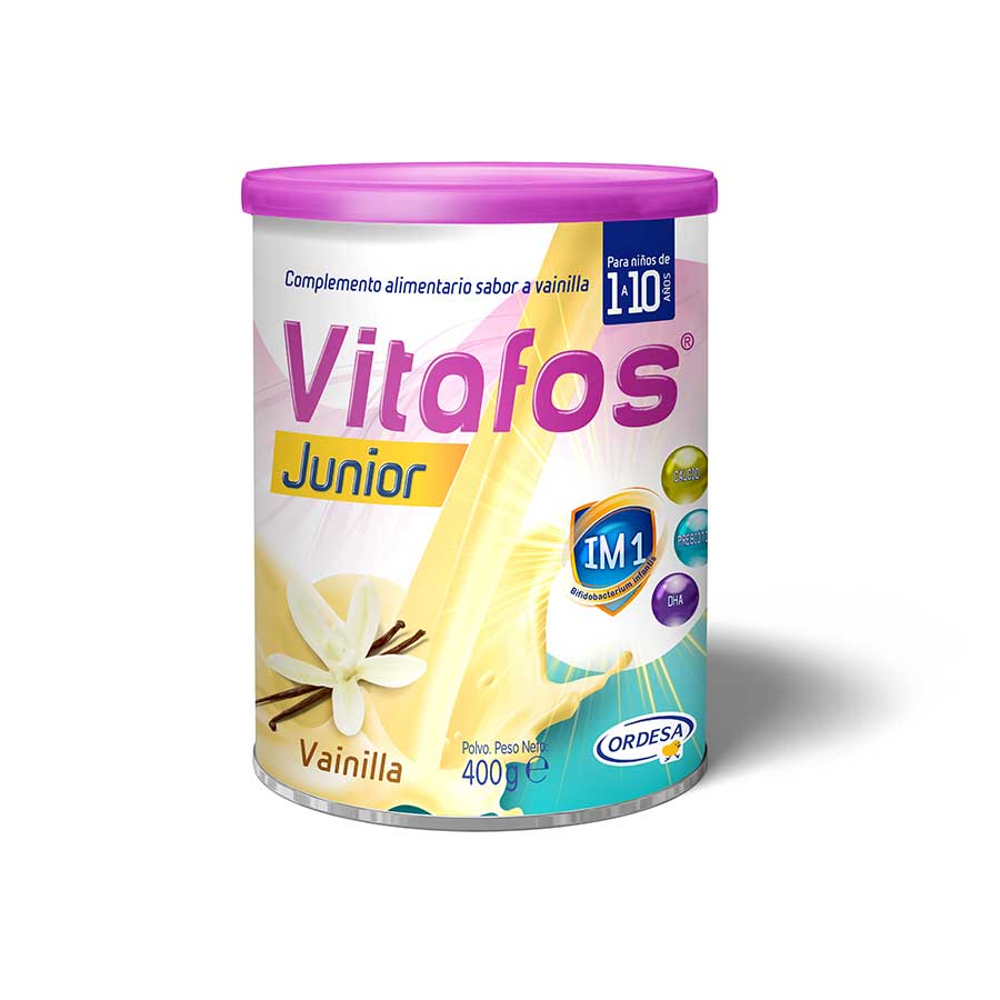 Vitafos junior en polvo vainilla 400 g - Pharmacys