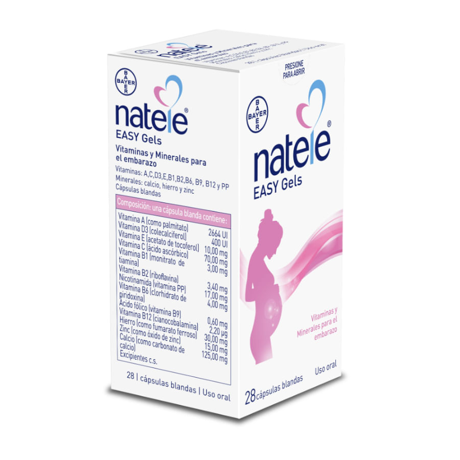 Natele cápsulas x 28 - Pharmacys