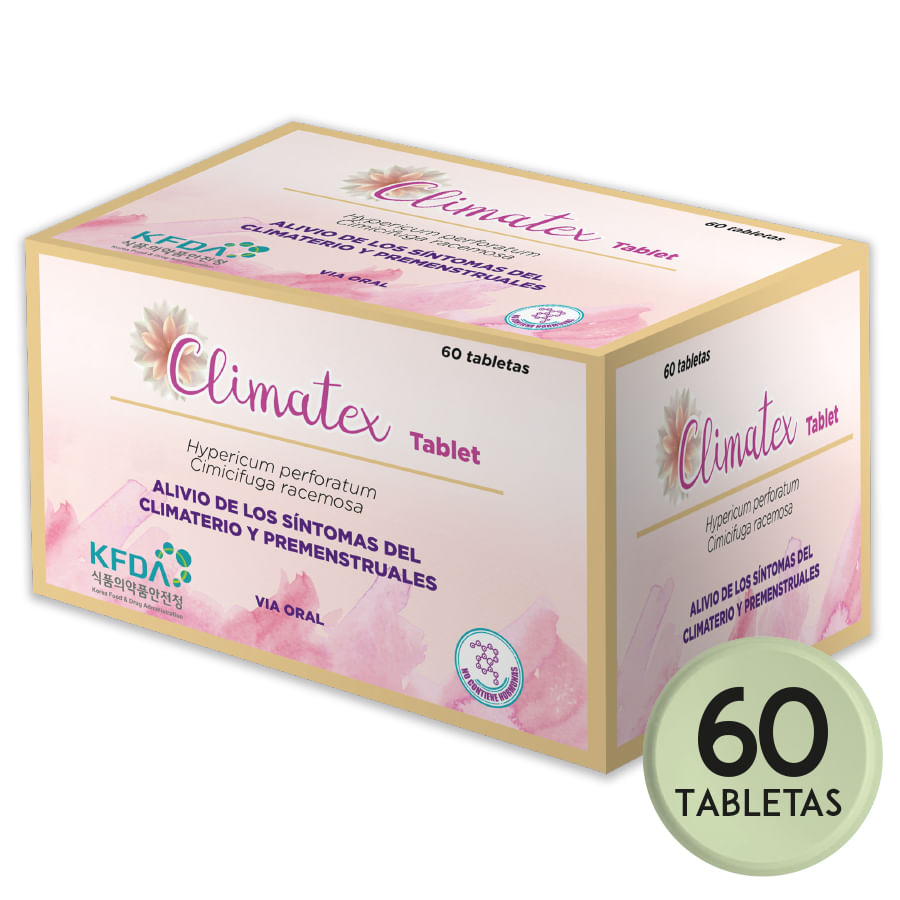 Climatex 84 mg tableta recubierta x 60 - Pharmacys